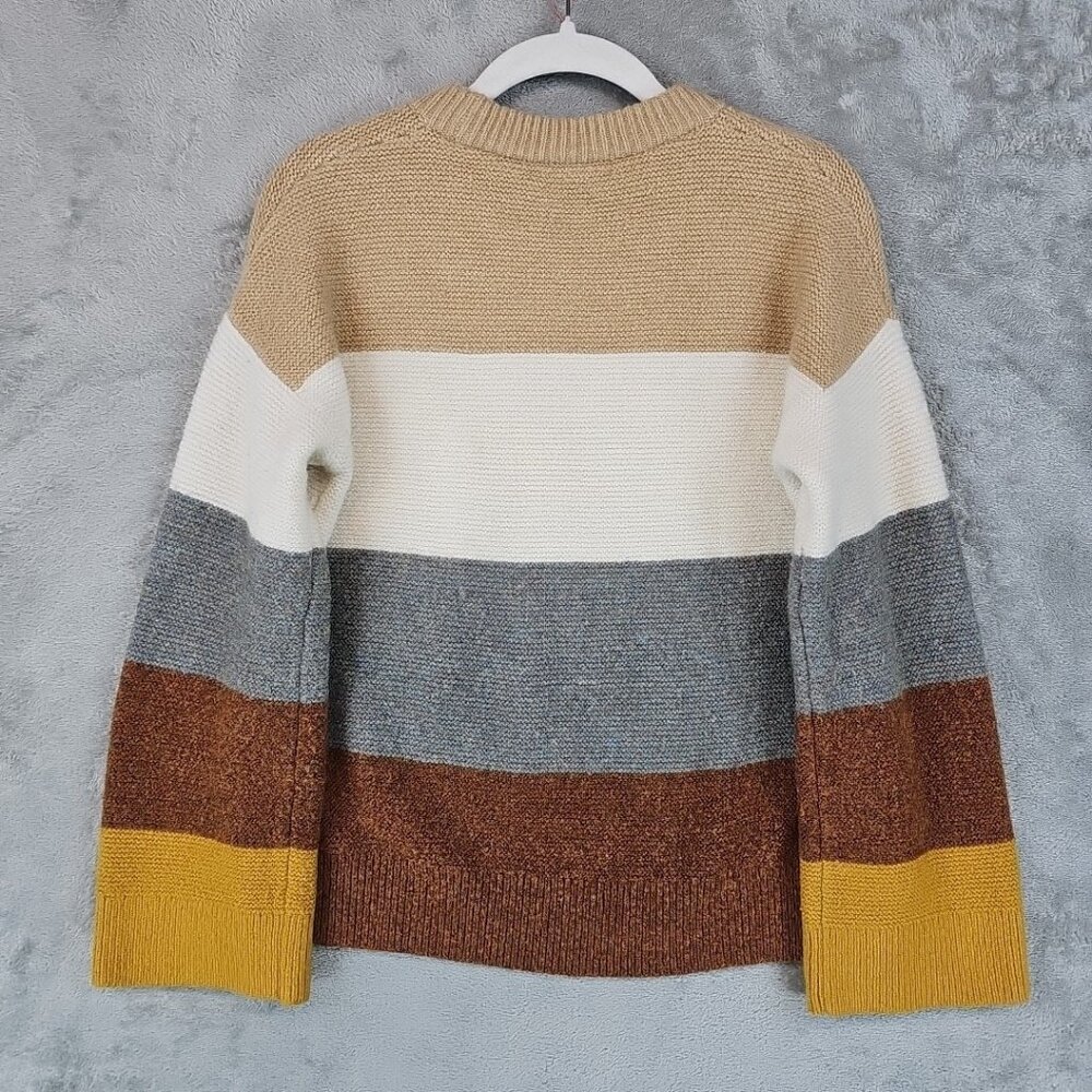Madewell Andria Pullover Sweater Womens Size XS Relaxed Boxy Fit Soft Wool Blend - Picture 2 of 7
